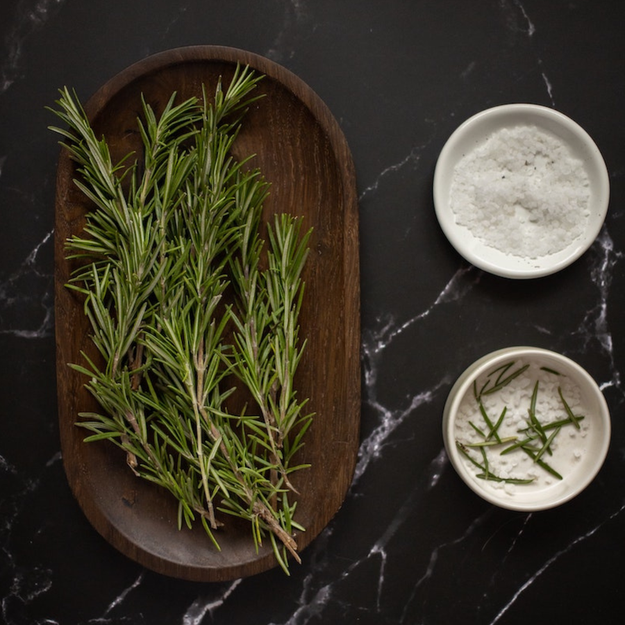 Chopping Rosemary