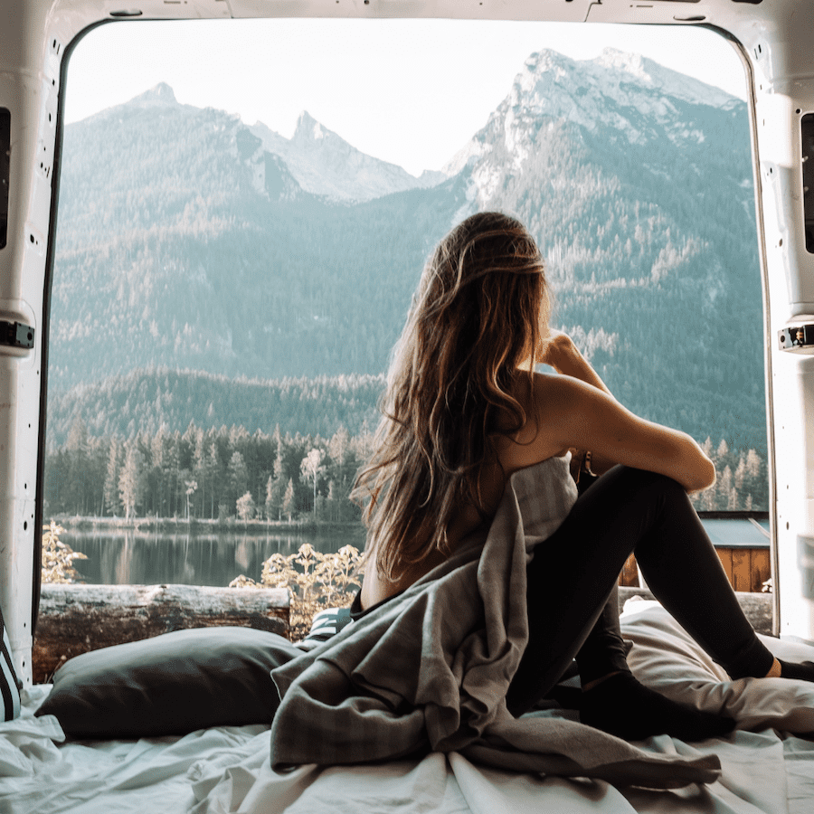 View of van life