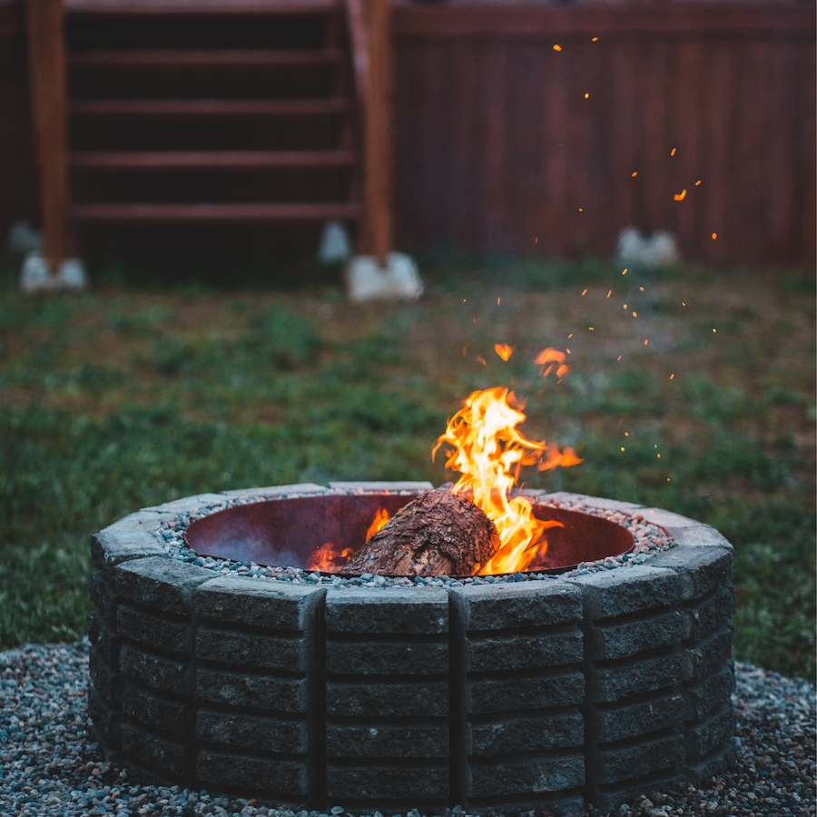 Build a backyard fire pit
