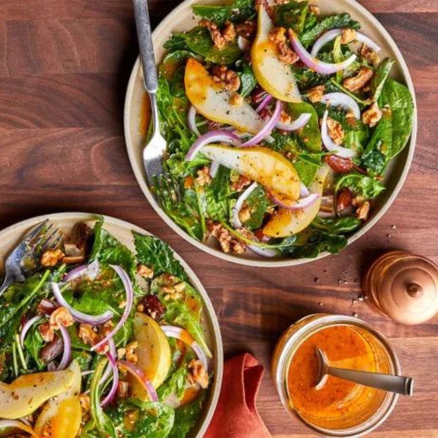 Mixed greens pumpkin salad recipe