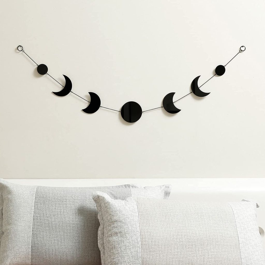 Moon phases halloween decoration