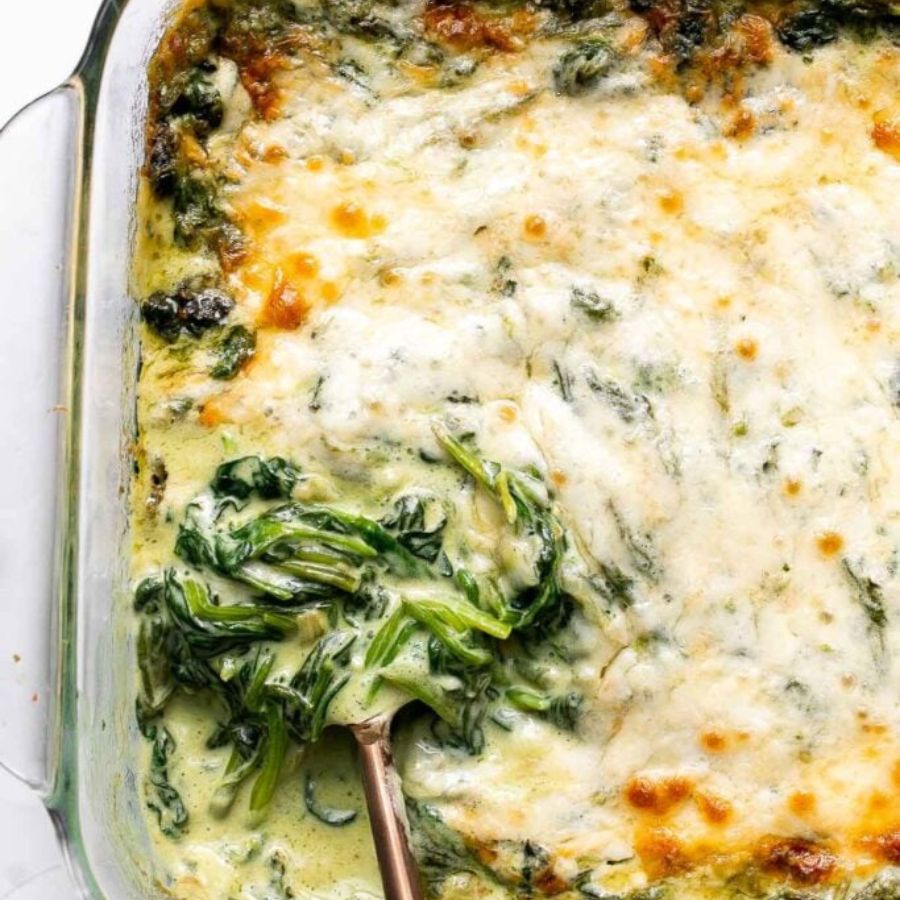 Spinach gratin recipe